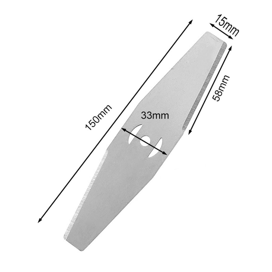 5 PCS Weed Wacker Eater Metal Blades, Universal Grass String Trimmer attachments Silver