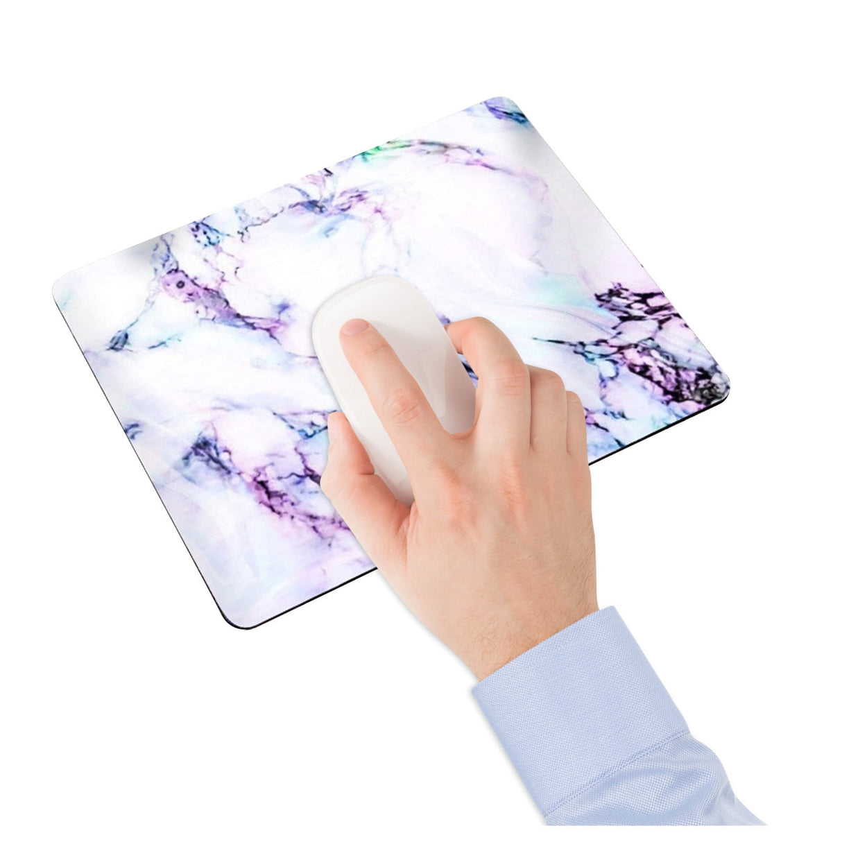 Ergonomic Mouse Pad with Wrist Support Cute Cloud Shape Wrist Pad Memory Cotton Keyboard Hand Rest Non Slip Wrist Pad Non-Slip Mousepad for Computer Laptop A