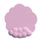 Ergonomic Mouse Pad with Wrist Support Cute Cloud Shape Wrist Pad Memory Cotton Keyboard Hand Rest Non Slip Wrist Pad Non-Slip Mousepad for Computer Laptop J
