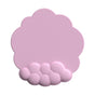 Ergonomic Mouse Pad with Wrist Support Cute Cloud Shape Wrist Pad Memory Cotton Keyboard Hand Rest Non Slip Wrist Pad Non-Slip Mousepad for Computer Laptop J