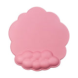 Ergonomic Mouse Pad with Wrist Support Cute Cloud Shape Wrist Pad Memory Cotton Keyboard Hand Rest Non Slip Wrist Pad Non-Slip Mousepad for Computer Laptop as the picture shows