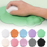 Ergonomic Mouse Pad with Wrist Support Cute Cloud Shape Wrist Pad Memory Cotton Keyboard Hand Rest Non Slip Wrist Pad Non-Slip Mousepad for Computer Laptop as the picture shows - Side View