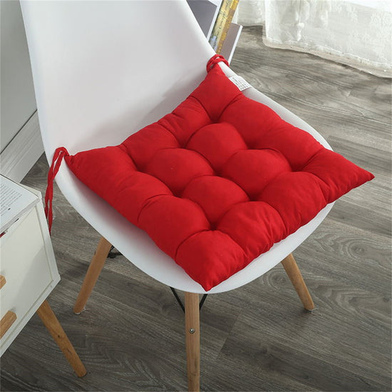 Chair Cushions Non-Slip Rocking Chair Cushion with Ties for Living Room Kitchen, Indoor Seat Cushion, 15X15 Inches B