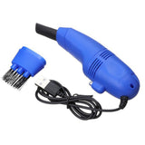 Desk Vacuum Cleaner Mini, Handheld Computer Keyboard Vacuum, Portable Small Cleaning Brush Clean Piano, Keyboard, Computer, Car Etc yellow, green, black, rose red