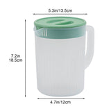 Juice Pitcher with Lids for Fridge, Water Jug for Teas, Juices & Iced Beverages - Fridge & Dishwasher Safe B