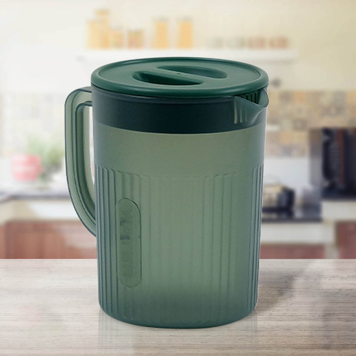 Juice Pitcher with Lids for Fridge, Water Jug for Teas, Juices & Iced Beverages - Fridge & Dishwasher Safe C