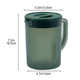Juice Pitcher with Lids for Fridge, Water Jug for Teas, Juices & Iced Beverages - Fridge & Dishwasher Safe C