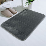 Soft Absorbent Bath Mat Non Slip Bathroom Rugs Quick Dry Washable Bathroom Rug for Home Bathroom Entrance Shower Floor 20 x 32 Inch Gray