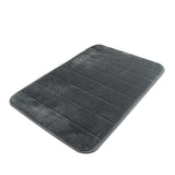 Soft Absorbent Bath Mat Non Slip Bathroom Rugs Quick Dry Washable Bathroom Rug for Home Bathroom Entrance Shower Floor 20 x 32 Inch Gray