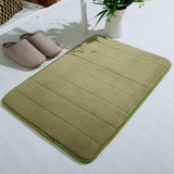 Soft Absorbent Bath Mat Non Slip Bathroom Rugs Quick Dry Washable Bathroom Rug for Home Bathroom Entrance Shower Floor 20 x 32 Inch Green