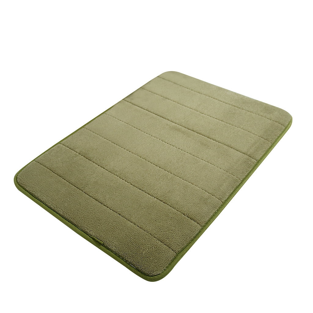 Soft Absorbent Bath Mat Non Slip Bathroom Rugs Quick Dry Washable Bathroom Rug for Home Bathroom Entrance Shower Floor 20 x 32 Inch Green
