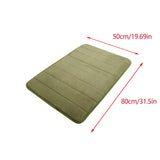 Soft Absorbent Bath Mat Non Slip Bathroom Rugs Quick Dry Washable Bathroom Rug for Home Bathroom Entrance Shower Floor 20 x 32 Inch Green