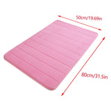 Soft Absorbent Bath Mat Non Slip Bathroom Rugs Quick Dry Washable Bathroom Rug for Home Bathroom Entrance Shower Floor 20 x 32 Inch Pink