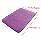 Soft Absorbent Bath Mat Non Slip Bathroom Rugs Quick Dry Washable Bathroom Rug for Home Bathroom Entrance Shower Floor 20 x 32 Inch Purple