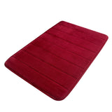 Soft Absorbent Bath Mat Non Slip Bathroom Rugs Quick Dry Washable Bathroom Rug for Home Bathroom Entrance Shower Floor 20 x 32 Inch Red