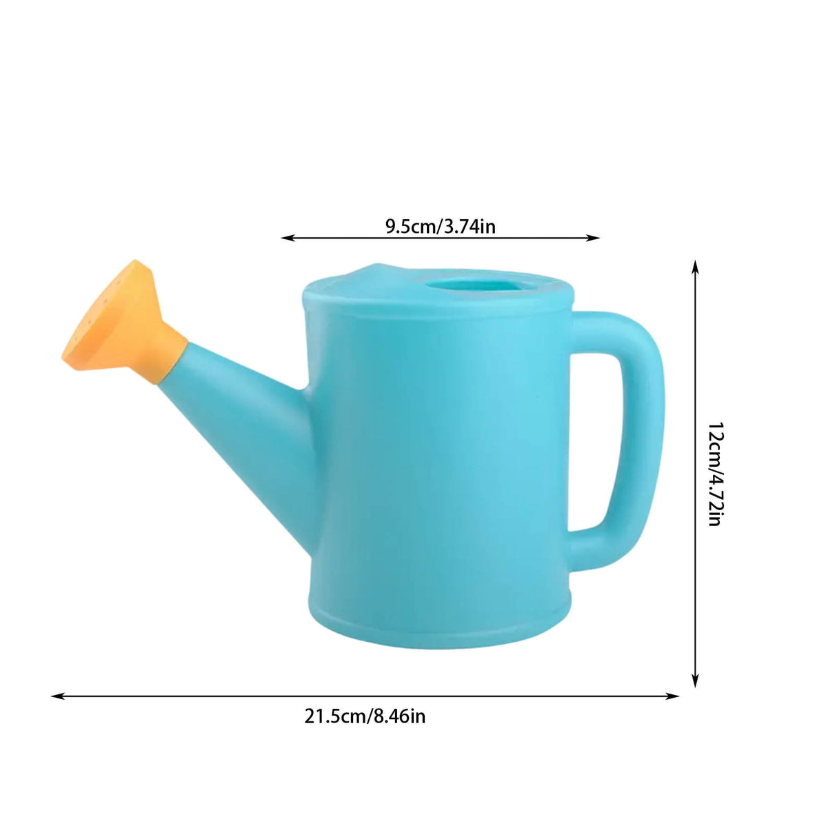 Watering Can 700ml Plastic Kids Watering Can Light-Weight Watering Can Indoor Plants for Artificial Plants Outdoor Garden Flowers Live Plants, Sturdy Gardening Watering Can for Kids Blue