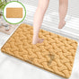 Bathroom Rugs, Extra Soft Absorbent Bath Rugs, 15.7"x23.6" Quicker Dry Washable Bath Mat for Bathroom, Tub and Shower, Non-Slip Bathroom Rug Yellow