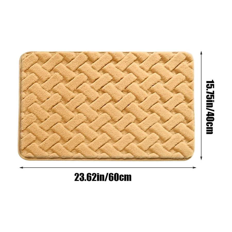 Bathroom Rugs, Extra Soft Absorbent Bath Rugs, 15.7"x23.6" Quicker Dry Washable Bath Mat for Bathroom, Tub and Shower, Non-Slip Bathroom Rug Yellow