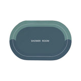 Oval Bathroom Rugs, Extra Soft Absorbent Bath Mat, 15.7