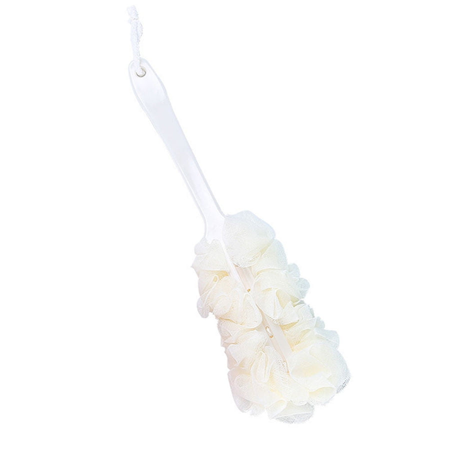 Back Scrubber for Shower, Soft Loofah with Handle, Fluffyies Loofah on a Stick, Exfoliating Shower Sponge with Handle, Bath Brush, Shower Sponge Loofah Back Scrubber Clear