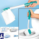 Butt Wiper Tool, Long Reachs Comfortable Wipe Toilet Aid, Wipe Assist for Toileting for Pregnant Woman, Obese, Elderly, Disability Green