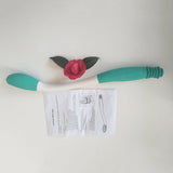 Butt Wiper Tool, Long Reachs Comfortable Wipe Toilet Aid, Wipe Assist for Toileting for Pregnant Woman, Obese, Elderly, Disability Green