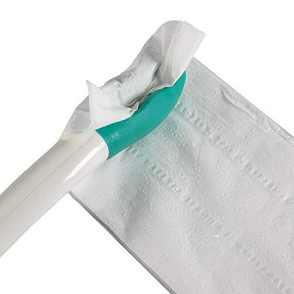 Butt Wiper Tool, Long Reachs Comfortable Wipe Toilet Aid, Wipe Assist for Toileting for Pregnant Woman, Obese, Elderly, Disability Green