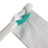 Butt Wiper Tool, Long Reachs Comfortable Wipe Toilet Aid, Wipe Assist for Toileting for Pregnant Woman, Obese, Elderly, Disability Green - Low Angle