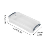 Plastic Pencil Case, Large Capacity Clear Pencil Box, Crayon Marker Box with Snap-Tight Lid, Plastic Pencil Cases, Pencil Box, Crayon Box Storage Gray