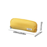 Pencil Case Large Capacity Pencil Pouch, Multi-layer Aesthetic Pen Bag, Sturdy Multifunctional Pencil Bag, Pencil Box, Sky Blue Yellow