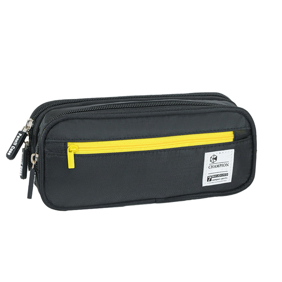 Pencil Case Large Capacity Pencil Pouch, Multi-layer Aesthetic Pen Bag, Sturdy Multifunctional Pencil Bag, Pencil Box, Sky Blue Z-2-Black