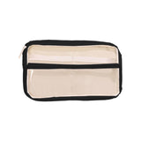 Pencil Case Large Capacity Pencil Pouch, Multi-layer Aesthetic Pen Bag, Sturdy Multifunctional Pencil Bag, Pencil Box, Sky Blue Z-4-Black - Front View