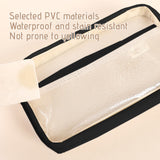 Pencil Case Large Capacity Pencil Pouch, Multi-layer Aesthetic Pen Bag, Sturdy Multifunctional Pencil Bag, Pencil Box, Sky Blue Z-4-Black - Close-Up Angle