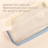 Pencil Case Large Capacity Pencil Pouch, Multi-layer Aesthetic Pen Bag, Sturdy Multifunctional Pencil Bag, Pencil Box, Sky Blue Z-4-Blue - Rear View