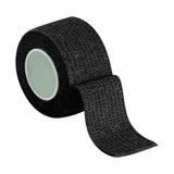 3 Rolls Kinesiology Tape, 3 Colors 1 Inch x 14.8 Feet Athletic Tape, Elastic Muscle Tape, Sports Tape, Thumb, Finger, Wrist, Ankle, Knee Tape for Exercise and Daily Use Black - Front View