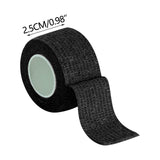 3 Rolls Kinesiology Tape, 3 Colors 1 Inch x 14.8 Feet Athletic Tape, Elastic Muscle Tape, Sports Tape, Thumb, Finger, Wrist, Ankle, Knee Tape for Exercise and Daily Use Black - Side View