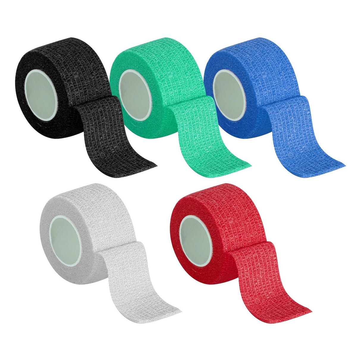 3 Rolls Kinesiology Tape, 3 Colors 1 Inch x 14.8 Feet Athletic Tape, Elastic Muscle Tape, Sports Tape, Thumb, Finger, Wrist, Ankle, Knee Tape for Exercise and Daily Use Green