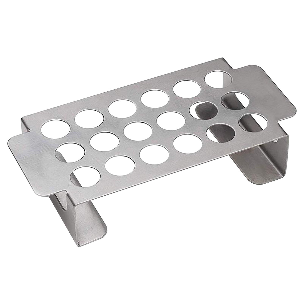 18 Hole Jalapeno Popper Holder for Grill, Grilling Accessories with Handle, Stainless Steel Barbecue Chili Pepper Grill Rack, BBQ Accessories silver