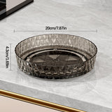 Multipurpose Lazy Susan Organizer - 360 Rotating Spice Rack Turntable for Kitchen Cabinet Storage & Table Top Display Gray