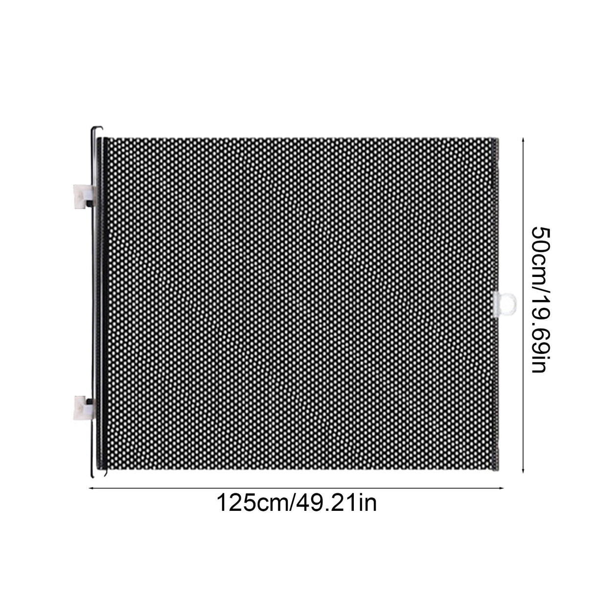 Retractable Baby Gates for Stairs, 50"Wide Dog Gate for Doorways, 16"/20"Tall No-Punch Jumping Proof Pet Fence Safety Essentials for Stairs, Toddler, Dogs, Pets, Indoor Outdoor L