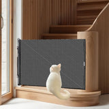 Retractable Baby Gates for Stairs, 50"Wide Dog Gate for Doorways, 16"/20"Tall No-Punch Jumping Proof Pet Fence Safety Essentials for Stairs, Toddler, Dogs, Pets, Indoor Outdoor L