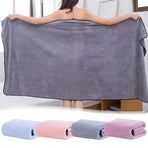 Extra Large Bath Towels, Soft Highly Absorbent Bath Towels Microfiber Velvet Towels Lightweight Quick Drying Towels for Bathroom Beach, Spa, Shower, Hotel-27.5×55.1"-Gray A_#Gray