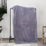 Extra Large Bath Towels, Soft Highly Absorbent Bath Towels Microfiber Velvet Towels Lightweight Quick Drying Towels for Bathroom Beach, Spa, Shower, Hotel-27.5×55.1"-Gray A_#Gray