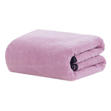 Extra Large Bath Towels, Soft Highly Absorbent Bath Towels Microfiber Velvet Towels Lightweight Quick Drying Towels for Bathroom Beach, Spa, Shower, Hotel-27.5×55.1"-Gray A_#Purple
