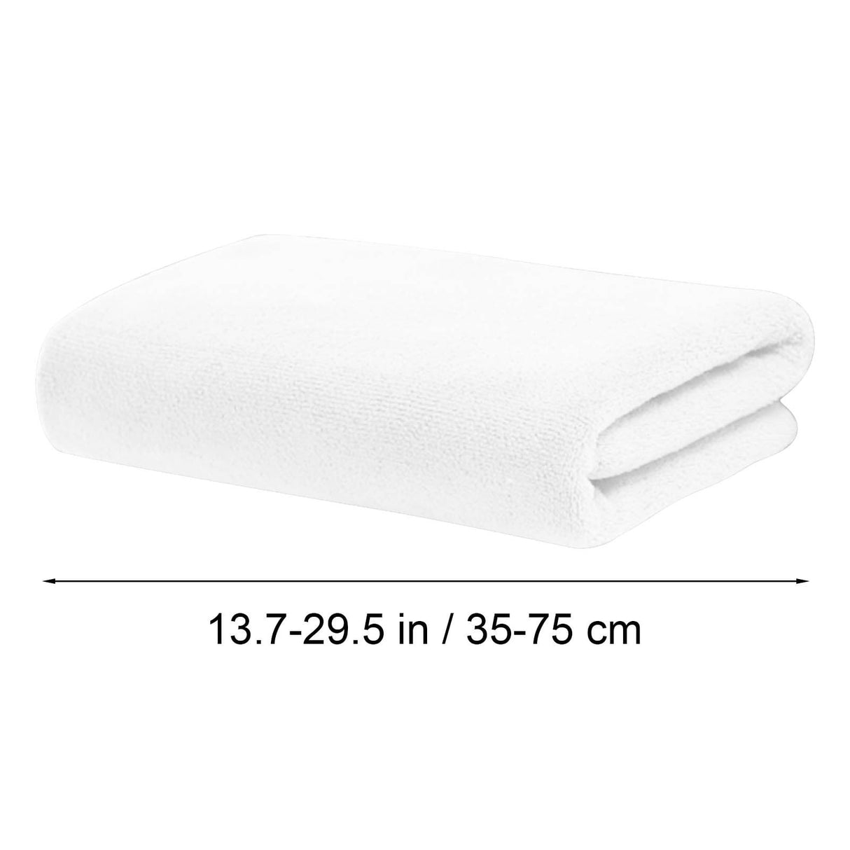 Microfiber Towel 29.5x13.8", 2 PACK Soft Lightweight Bath Towels Quick-Drying Towels Highly Absorbent Wash Cloths, Towels for Bathroom, Body, Gym, Shower, Hotel(White) A_#White【2pcs】