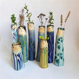 Flower Vase Resin Vases for Centerpieces, Home & Garden Arrangements, Versatile & Durable Essential for Modern & Classic Styles Available, Small Vases Home Decor, Artificial Flowers VASE-H