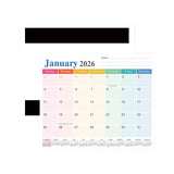 Magnetic Calendar for Refrigerator 2026-2027, 12x10" 18 Month Runs Monthly Fridge Calendar Magnet from Jan 2026 to Jun 2027 for Home School Office B