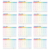Magnetic Calendar for Refrigerator 2026-2027, 12x10