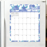 Magnetic Calendar for Refrigerator 2026-2027, 12x10" 18 Month Runs Monthly Fridge Calendar Magnet from Jan 2026 to Jun 2027 for Home School Office Blueberry
