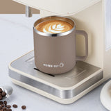 Insulated Coffee Mug, 20oz Stainless Steel Tumbler with Slider Lid Travel Coffee Cups with Handle for Camping Office Home,ZC_#Khaki